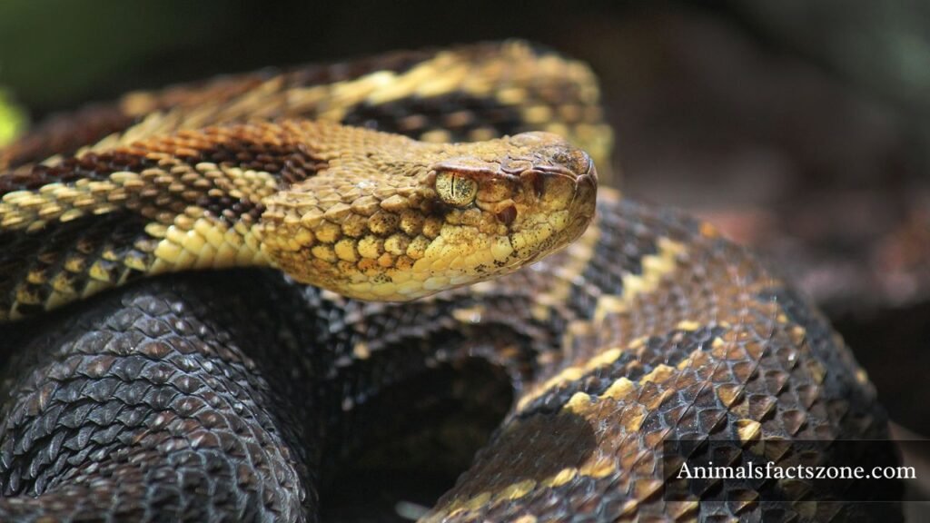 venomous snakes head shape